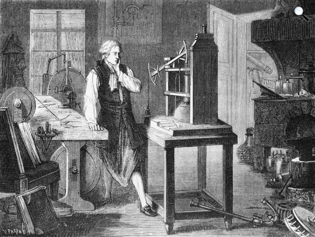 James Watt (1736-1819) skót mechanikus, az alacsony nyomású, kettős működésű forgó gőzgép feltalálója (Fotó: Wikimédia)