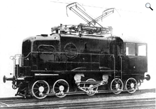 A világ első fázisváltós villamos mozdonya MÁVAG-Ganz, 1923 (Fotó: Óbudai Egyetem)