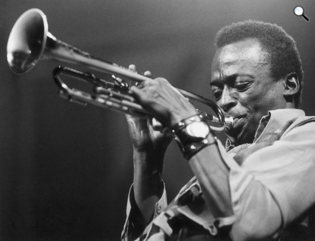 Miles Davis (1926-1991) legendás jazz trombitás, zeneszerző (Fotó: Pannonia Etertainment)