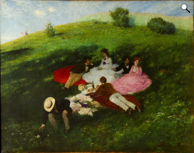 Szinyei Merse Pál: Majális, 1873 (Fotó: MNG)