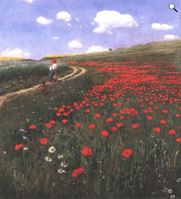 Szinyei Merse Pál: Pipacsos mező, 1902 (Fotó: MNG)
