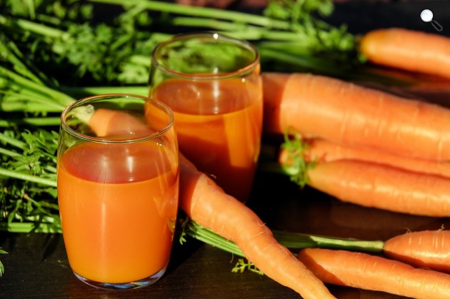 Sárgarépa lé, juice, vitaminos üdítő (Fotó: Pixabay)