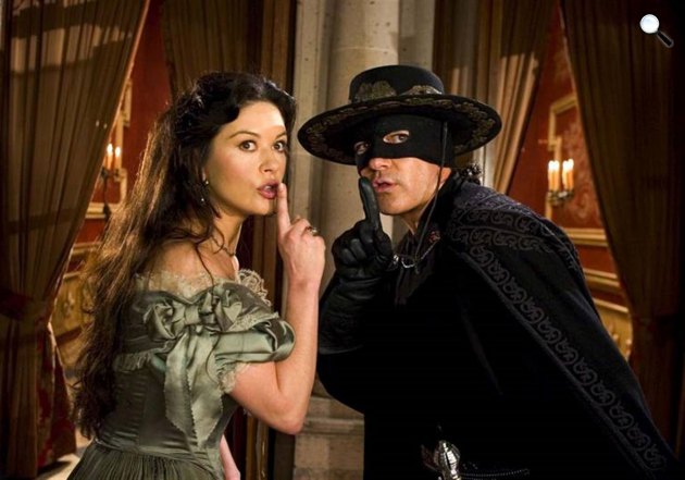 Zorro legendája - Catherine Zeta-Jones és Antonio Banderas, 2005 (Fotó: Fórum Hungary)