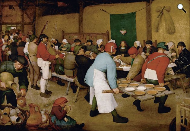 id. Pieter Bruegel: A paraszt esküvő, 1566-69 (Fotó: Wikiart)