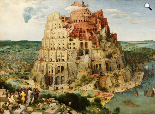 id. Pieter Bruegel: A Bábel tornya, 1563 (Fotó: Wikiart)