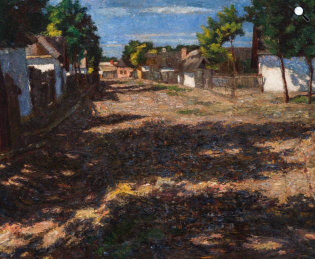Fényes Adolf: Néma utca, 1899 (Fotó: MNG)