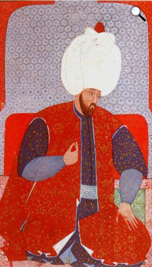 I. (Nagy) Szulejmán (1494-1566) fiatalon,  az Oszmán Birodalom szultánja (Fotó: Wikimédia) 