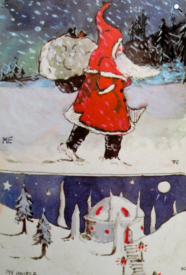 J. R. R. Tolkien: Karácsonyi levelek - A szerző illusztrációival (Letters from Father Christmas) (Fotó: Pinterest)