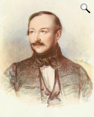 Barabási Miklós: Vörösmarty Mihály (1800-1855) költő, író, ügyvéd portréja (Fotó: OSZK)