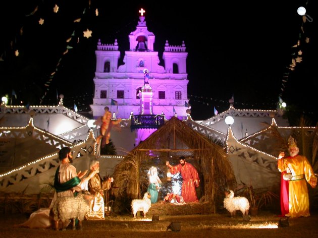 Karácsony Goában, India (Fotó: Pixabay)
