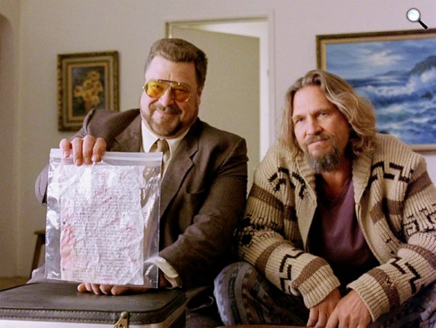 A nagy Lebowski - John Goodman és Jeff Bridges, 1998 (Fotó: listal.com)