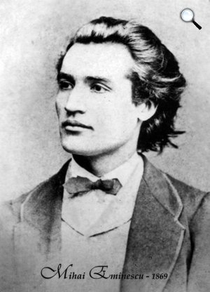 Mihai Eminescu (1850-1889) költő, 1869 (Fotó: Wikipédia)