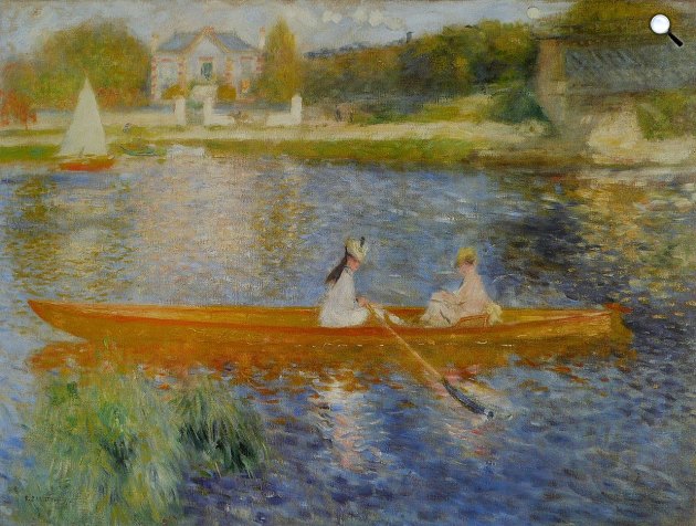 Pierre-Auguste Renoir: Csónakázás a Szajnán (La Yole) , c. 1879 (Fotó: pierre-auguste-renoir.org)