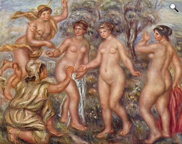 Pierre-Auguste Renoir: Párisz ítélete, 1908-1914 (Fotó: pierre-auguste-renoir.org)