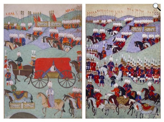 A Fenséges I. (Nagy) Szulejmán (1494-1566) serege élén (Fotó: Wikimédia)