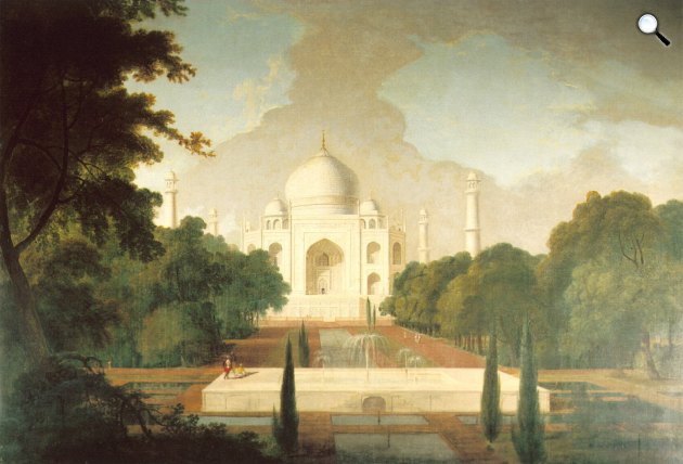 Thomas Daniel: A Tadzs Mahal, 19. szd. (Fotó: Wikimédia)