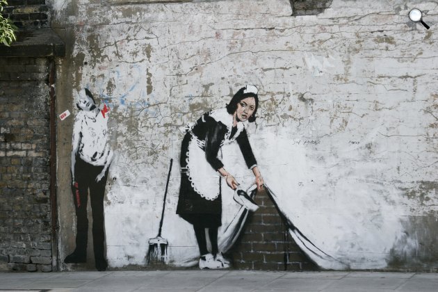 Banksy, a titokzatos brit utcaművész műve (Fotó: The Art of Banksy)