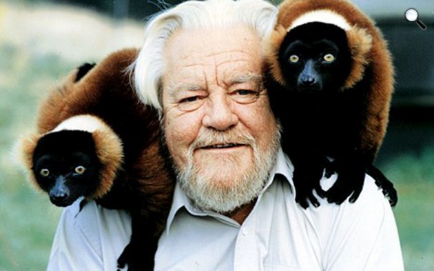 Gerald Durrell (1925-1995) brit zoológus, író (Fotó: durrell.org)