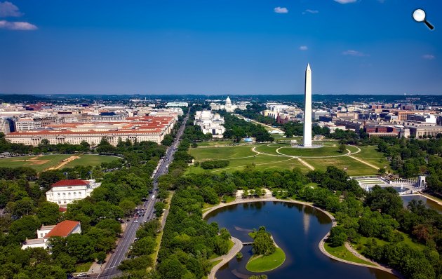 A National Mall nemzeti park, Washington, USA (Fotó: David Mark/Pixabay)