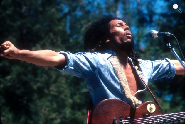 Bob Marley and The Wailers koncertje Santa Barbarán, 1976 (Fotó: Jeffery Mayer/bobmarley.com)