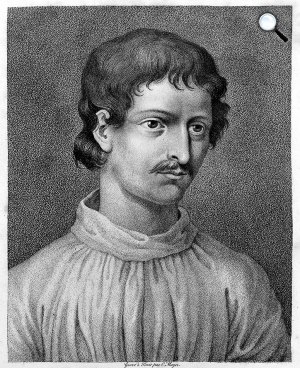 Giordano Bruno (1548-1600) olasz reneszánsz filozófus, író, drámaíró, költő (Fotó: Wikimédia)