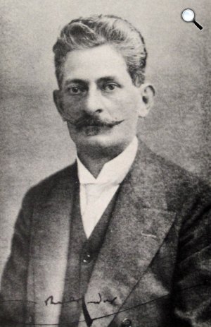 Kner Izidor (1960-1935) kiadó, a magyar nyomdászat, könyvkötészet kiemelkedő személyisége (Fotó: Kner Nyomdaipari Múzeum)
