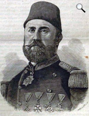 Gróf Széchenyi Ödön (1839-1922)  magyar és a török tűzoltóság megszervezője, török császári pasa, Széchenyi István ifjabb fia (Fotó: OSZK)