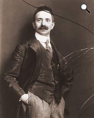 Székely Aladár: Önarckép, 1912 (Fotó: OSZK)
