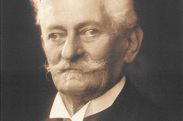 Kner Izidor (1960-1935) kiadó, a magyar nyomdászat, könyvkötészet kiemelkedő személyisége (Fotó: Kner Nyomdaipari Múzeum)