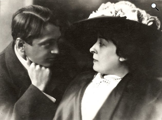 Ady Endre (1877-1919) költő és Brüll Adél, Léda (1872-1934) szerelme idején (Fotó: Székely Aladár/PIM)