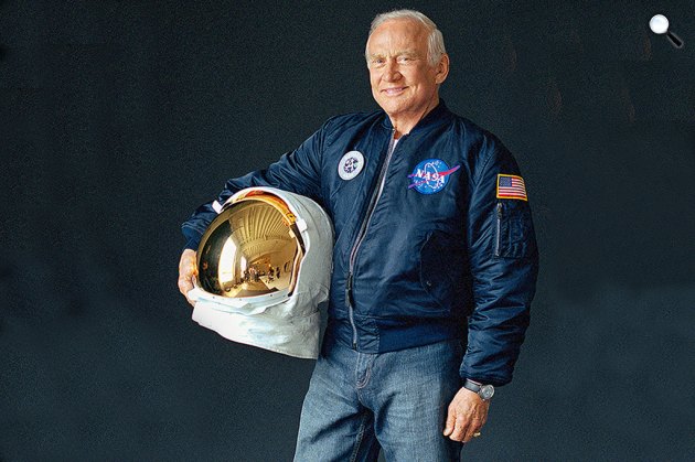 Edwin Buzz Aldrin amerikai űrhajós, a 2. ember, aki a Holdon járt (Fotó: Pinterest)