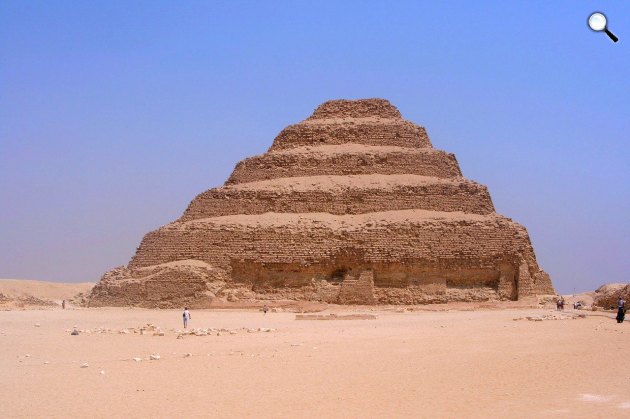 Dzsózer fáraó piramisa, a valaha épült legrégibb piramis, Szakkara (Fotó: Pixabay)