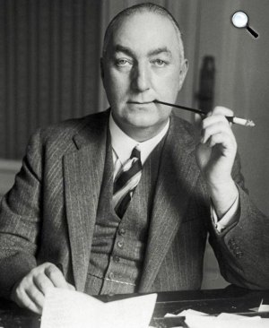 Edgar Wallace (1875-1932) angol író, drámaszerző, krimiíró (Fotó: edgarwallace.com)