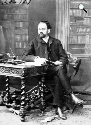 Émile Zola (1840-1902) francia regényíró és művészeti kritikus az otthonában, 1870 körül (Fotó: Wikimédia)