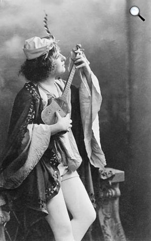 Bob herceg - Fedák Sári a címszerepben, 1902 (Fotó: OSZK/Magyar Színháztörténet)