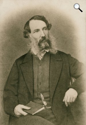 Edward John Eyre (1815-1901) az ausztrál kontinens felfedezője, gyarmati adminisztrátor és Jamaica ellentmondásos kormányzója, 1860 (Fotó: Henry Hering/Wikimédia)
