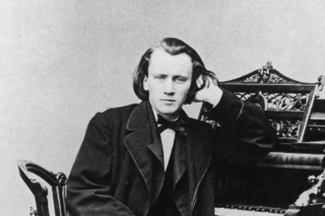 Johannes Brahms (1833-1897) zeneszerző, zongorista (Fotó: Wikipédia)