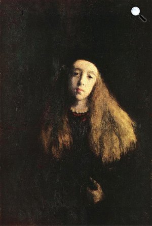 Ferenczy Károly: Noémi kibontott hajjal, 1903 (Fotó: Ferenczy Múzeum)