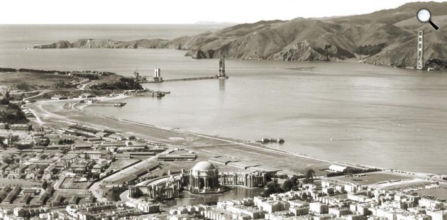 A Golden Gate híd - az Amerikai Egyesült Államok második leghosszabb függőhídjának építése (Fotó: @goldengatebridge/Facebook)