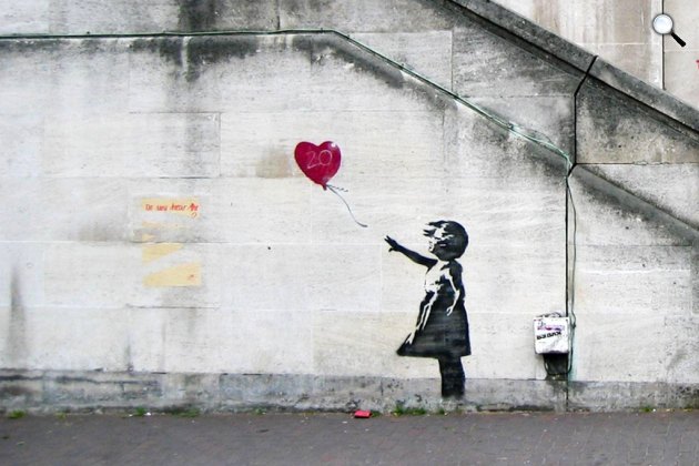 Banksy, a titokzatos brit utcaművész műve (Fotó: The Art of Banksy)
