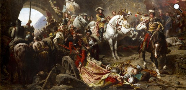 Benczúr Gyula: Budavár visszavétele, 1896 (Fotó: OSZK)