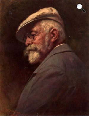 Benczúr Gyula: Önarckép, 1917 (Fotó: OSZK)