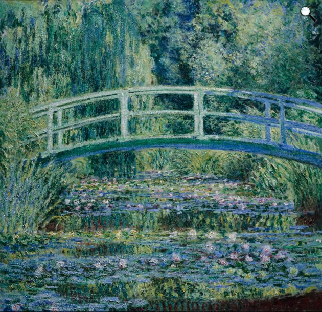Claude Monet: A japán híd Givernyben, 1899 - Vízililiomok sorozat (Fotó: MET)