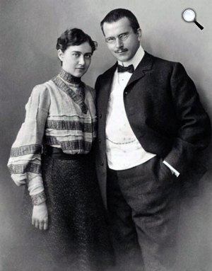 Carl Gustav Jung pszichiáter, pszichológus és felesége, Emma Rausenbach (Fotó: psicologiaanalitica.com.br)