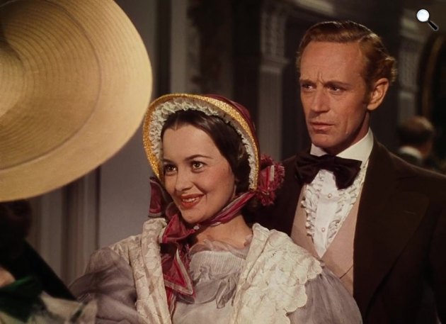 Elfújta a szél - Olivia de Havilland és Leslie Howard, 1939 (Fotó: listal.com)