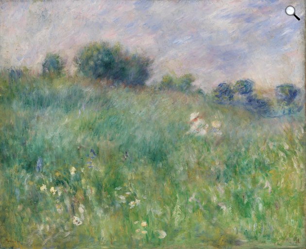 Pierre-Auguste Renoir. Meadow (La Prairie), 1880 (Fotó: Barnes Foundation)