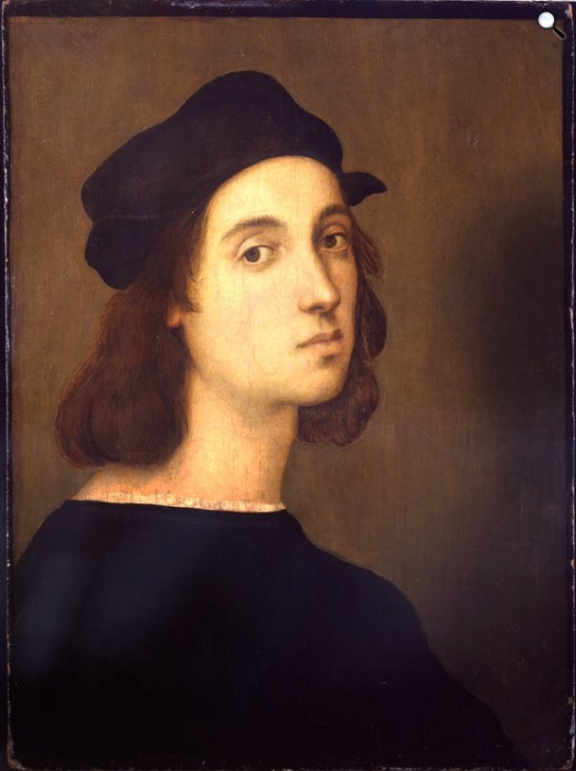 Raffaello Santi: Önarckép, 1506 (Fotó: Wikiart)