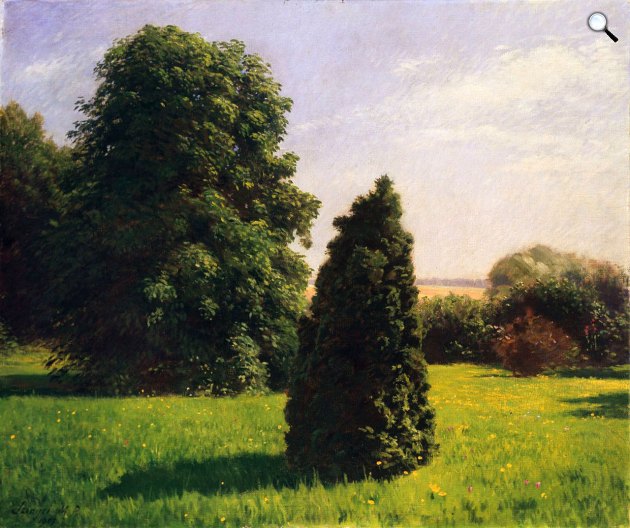 Szinyei Merse Pál: Gesztenyefa, 1907 (Fotó: MNM/Hung-Art)