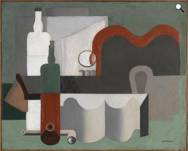 Le Corbuiser: Nature morte (Csendélet), 1921 (Fotó: Modern Művészetek Múzeuma, Párizs)