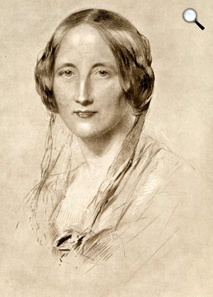 George Richmond: Elizabeth Gaskell (1810-1865) írónő portréja,1851 (Fotó: Wikimédia)